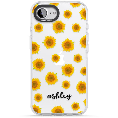 Personalised Sunflowers & Cursive