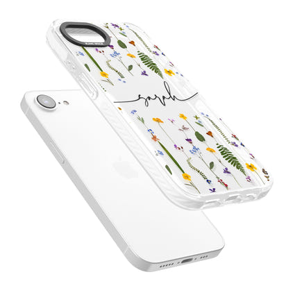 Chaîne de fleurs sauvages personnalisée