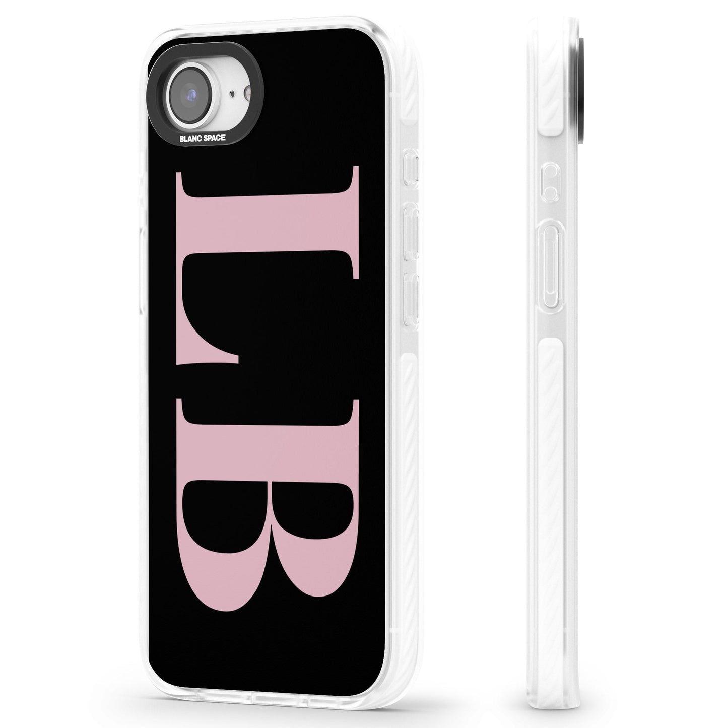 Lettres personnalisées roses et noires vertes