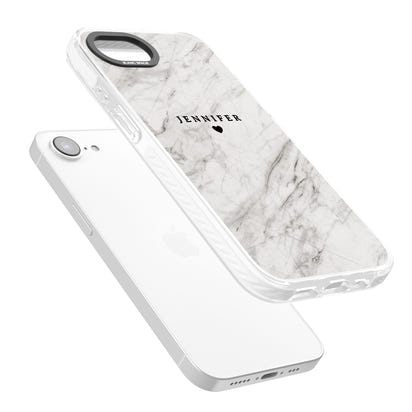 Personalised Light Grey Marble