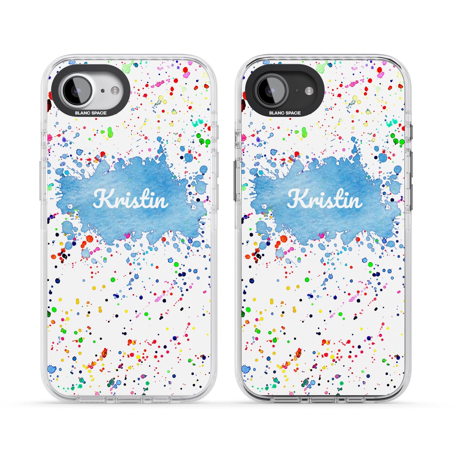 Personalised Rainbow Splatter Name