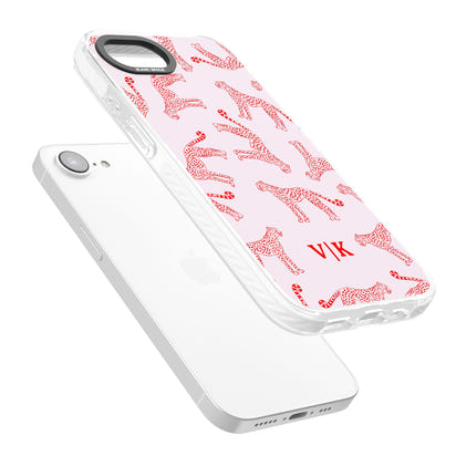 Guépard rouge et rose personnalisé