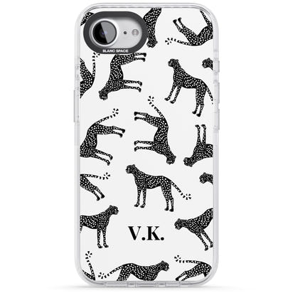 Personalised Black & White Cheetah Pattern