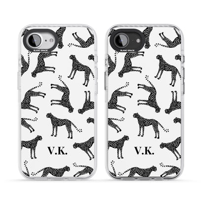 Personalised Black & White Cheetah Pattern