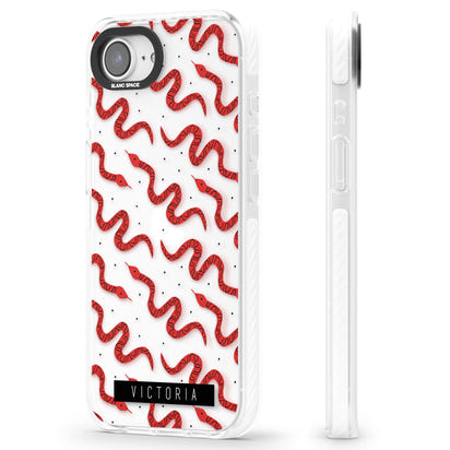 Personalised Red Snake Pattern