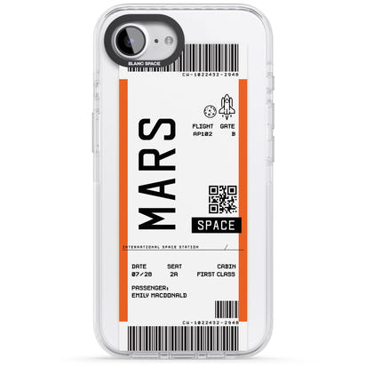 Personalised Mars Travel Ticket