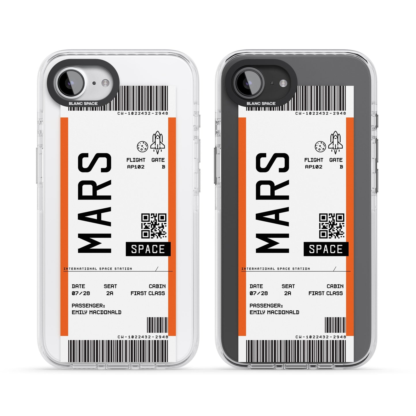 Personalised Mars Travel Ticket
