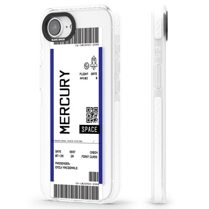 Personalised Mercury Travel Ticket