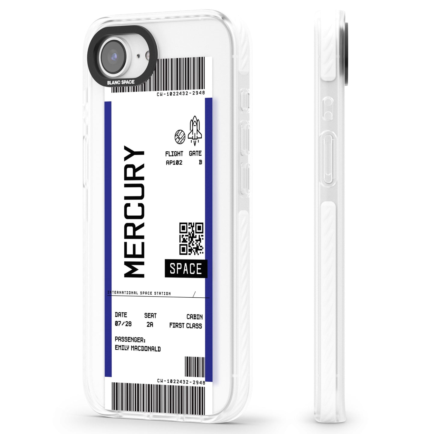 Personalised Mercury Travel Ticket