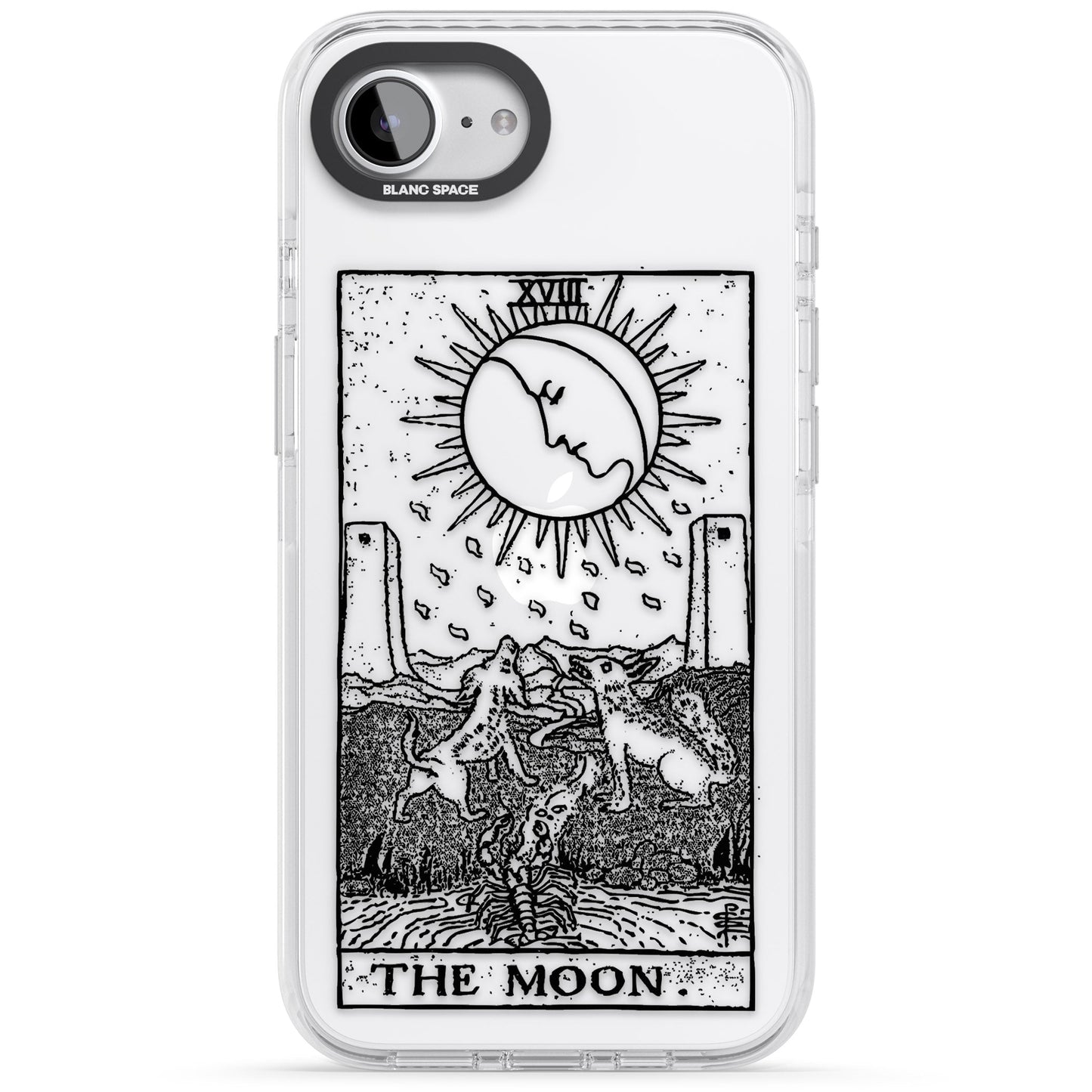 Personalised The Moon Tarot Card (Clear)