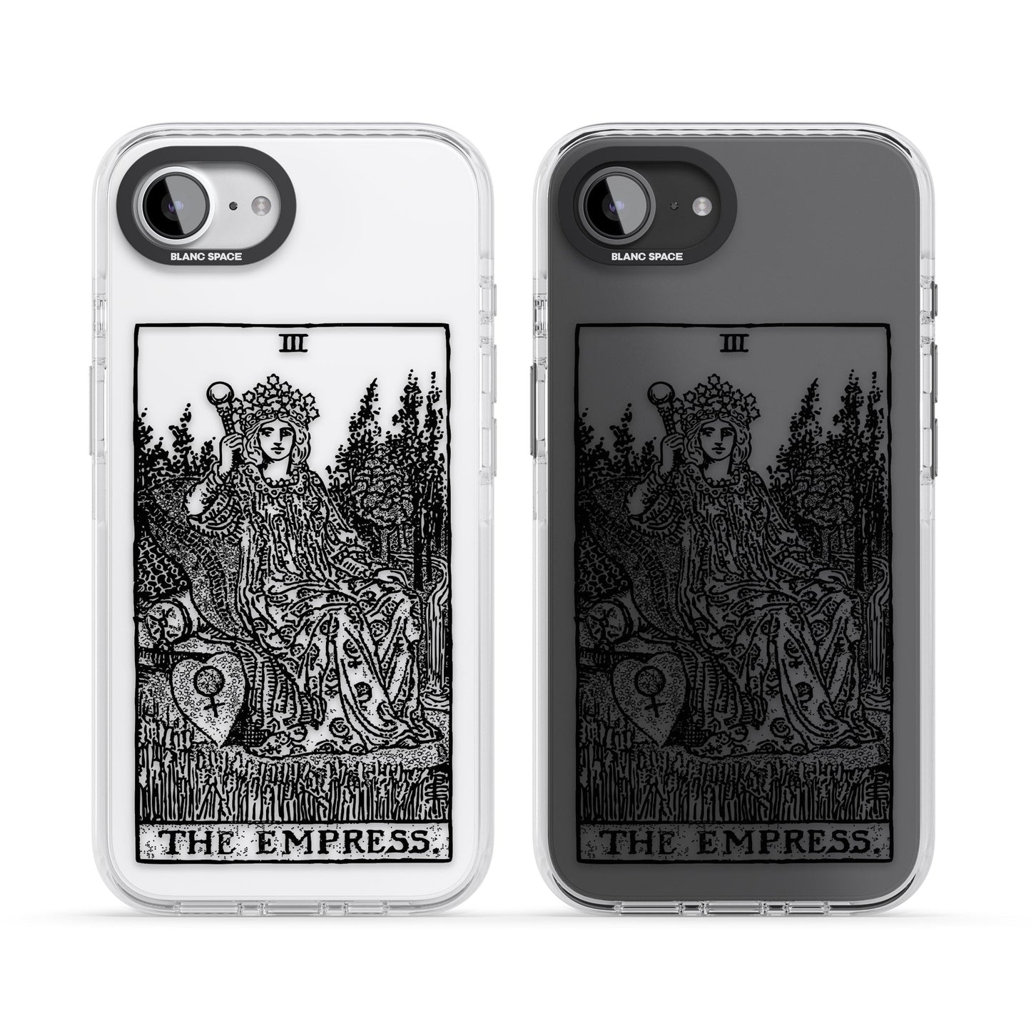 Personalisierte Tarotkarte „Die Kaiserin“ (Transparent)