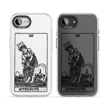 Personalisierte Stärke-Tarotkarte (Transparent)