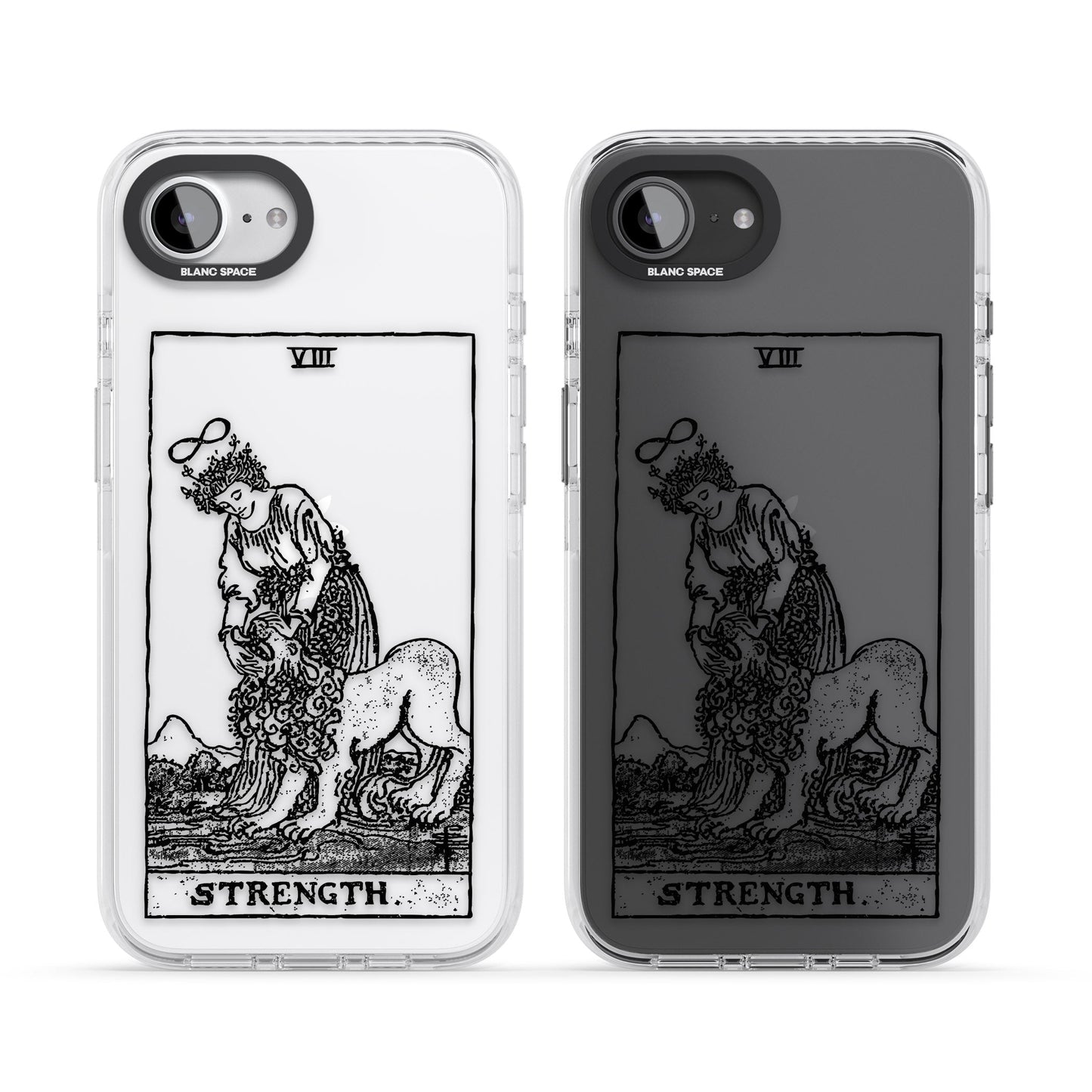 Personalisierte Stärke-Tarotkarte (Transparent)