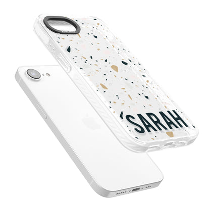 Personalised Terrazzo Blue, Pink, Brown