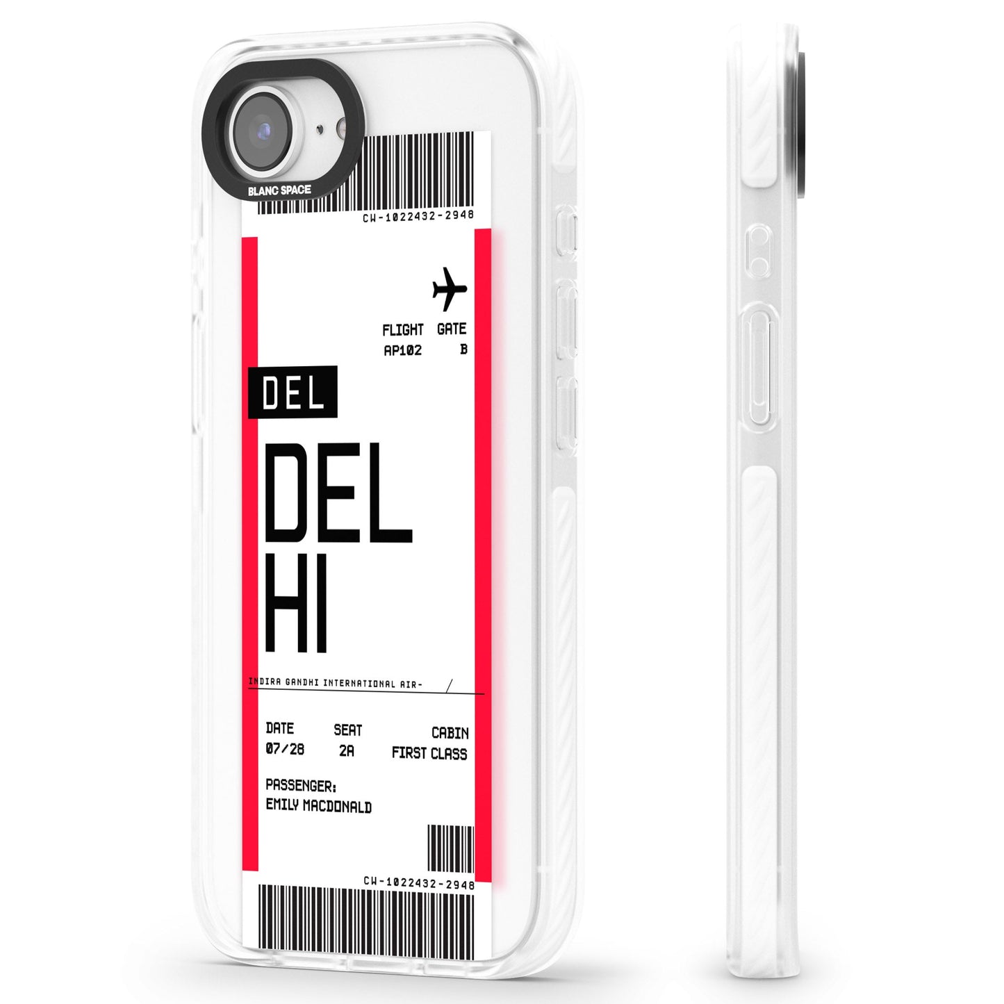 Personalised Delhi Boarding Pass