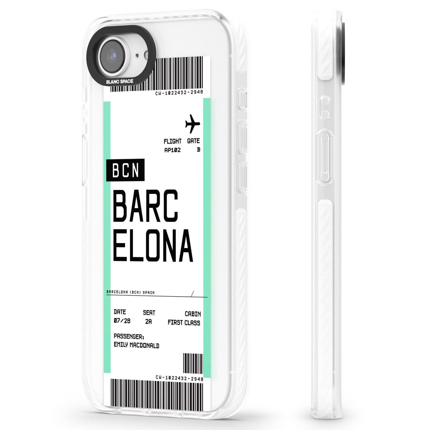 Personalised Barcelona Boarding Pass