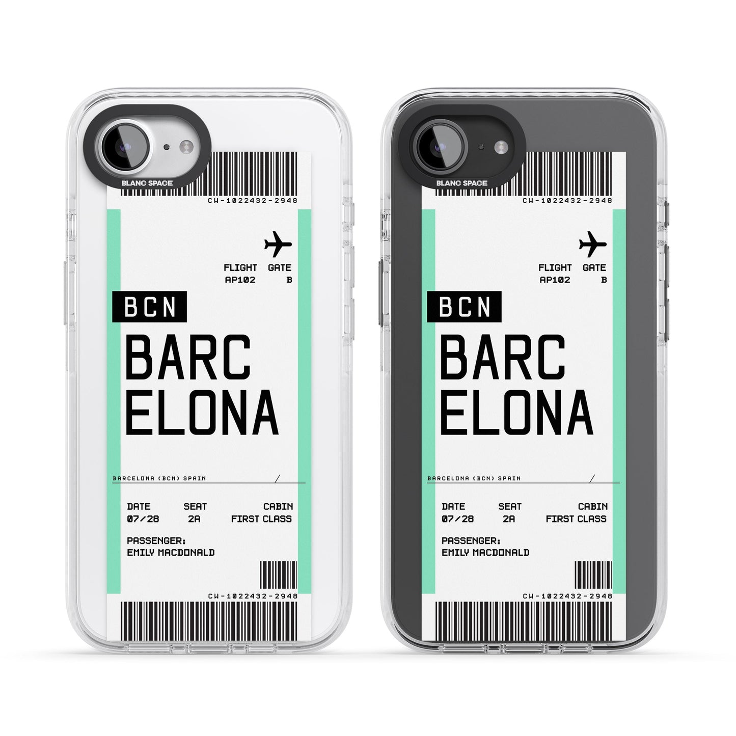 Personalised Barcelona Boarding Pass