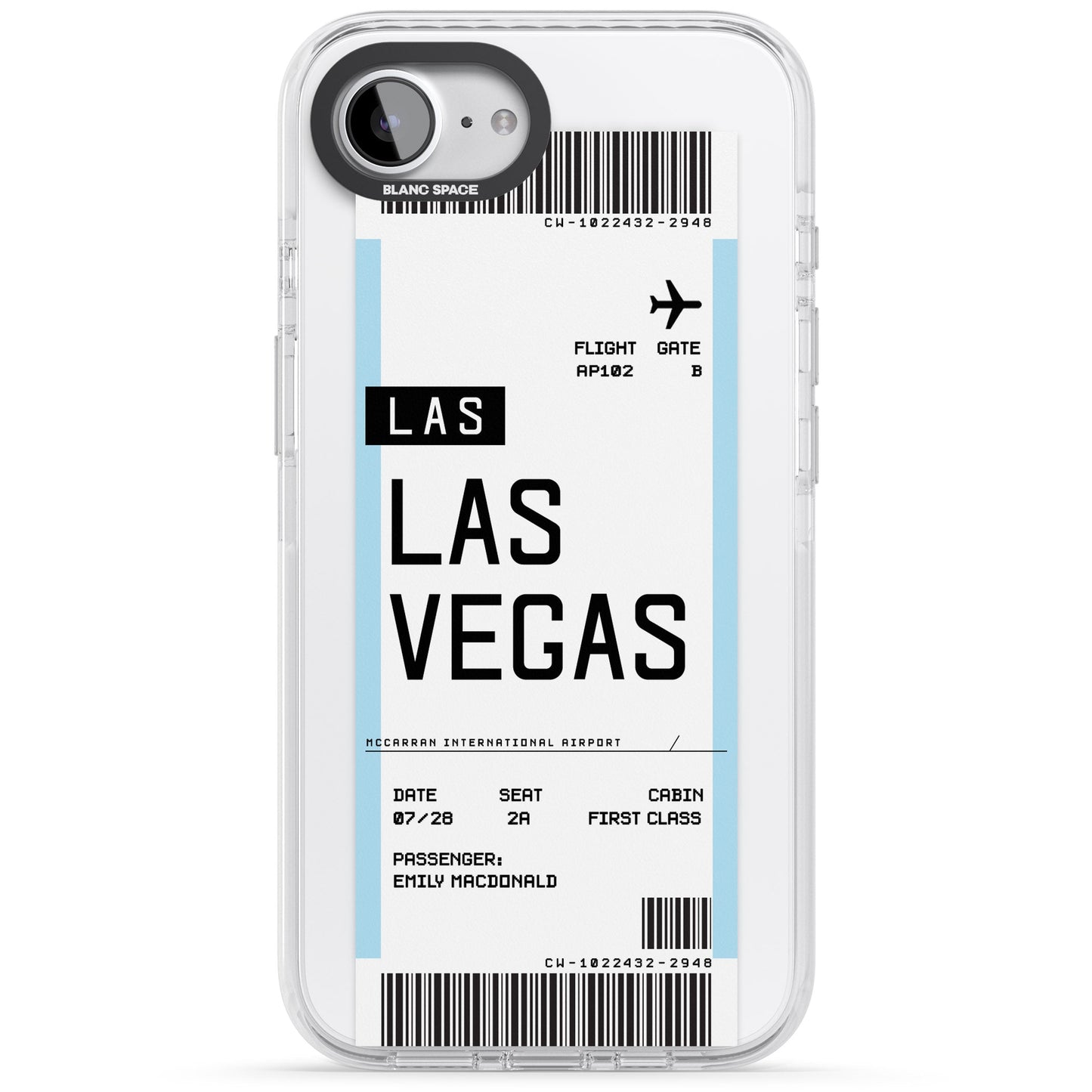 Personalised Las Vegas Boarding Pass