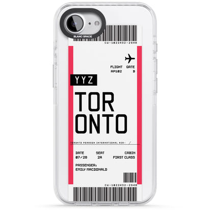 Personalised Toronto Boarding Pass