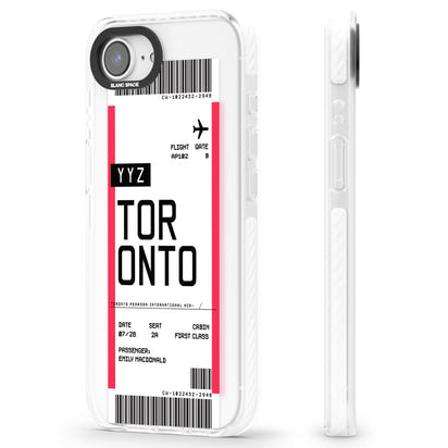 Personalised Toronto Boarding Pass
