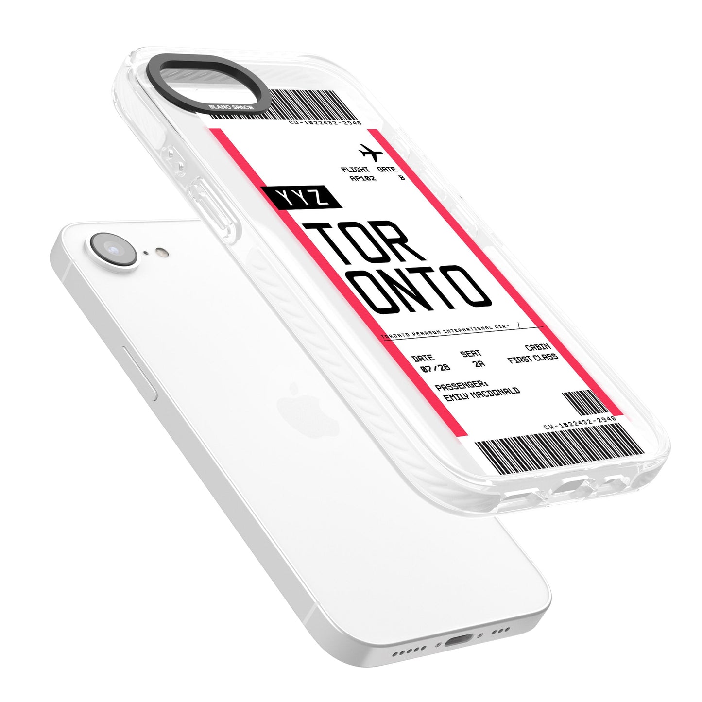 Personalised Toronto Boarding Pass