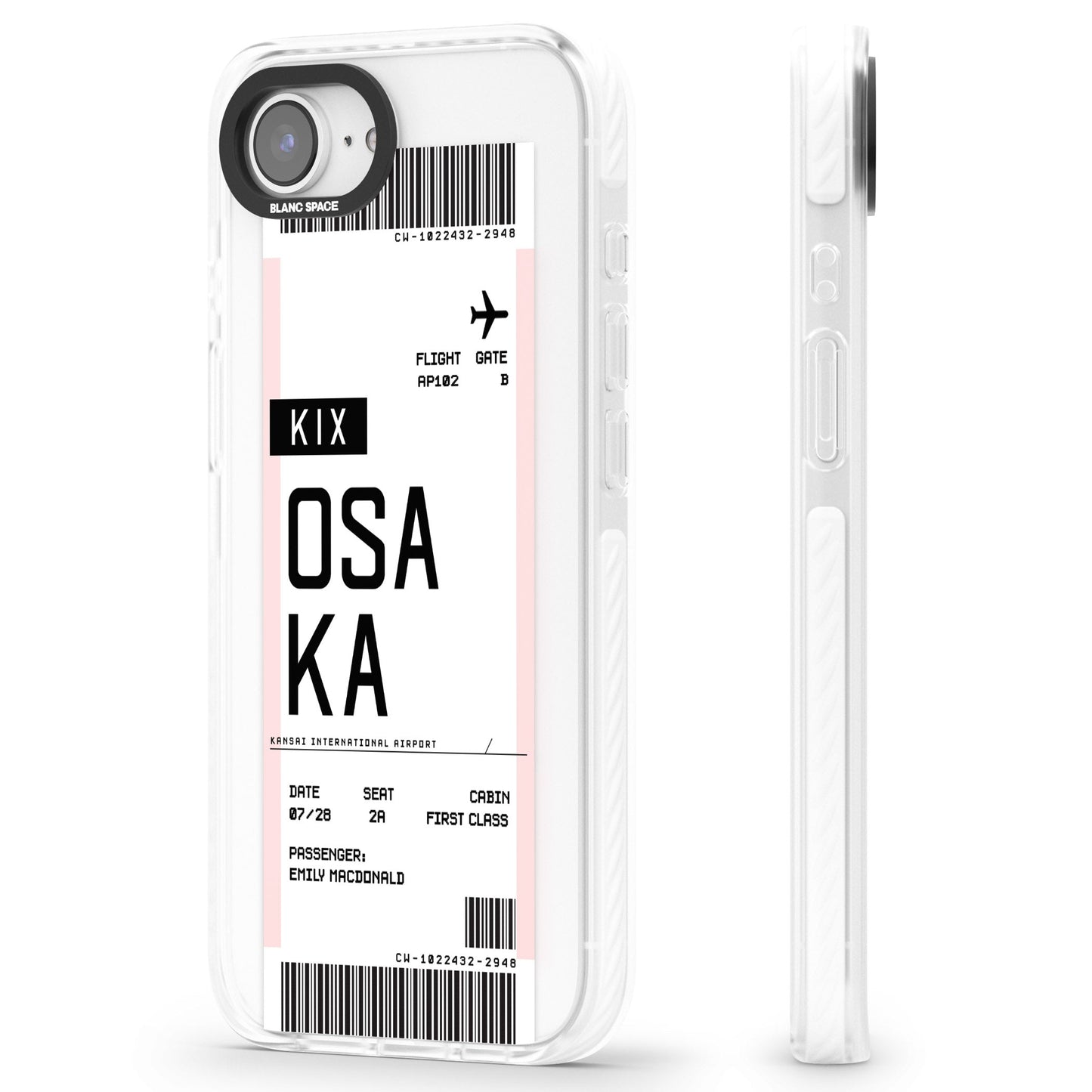 Personalised Osaka Boarding Pass