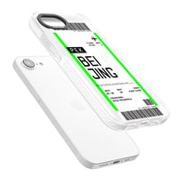 Carte d'embarquement personnalisée pour Pékin