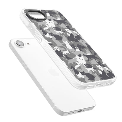 Dunkelgraue Katzentarnung