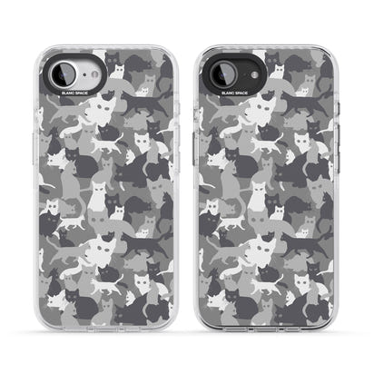 Dunkelgraue Katzentarnung