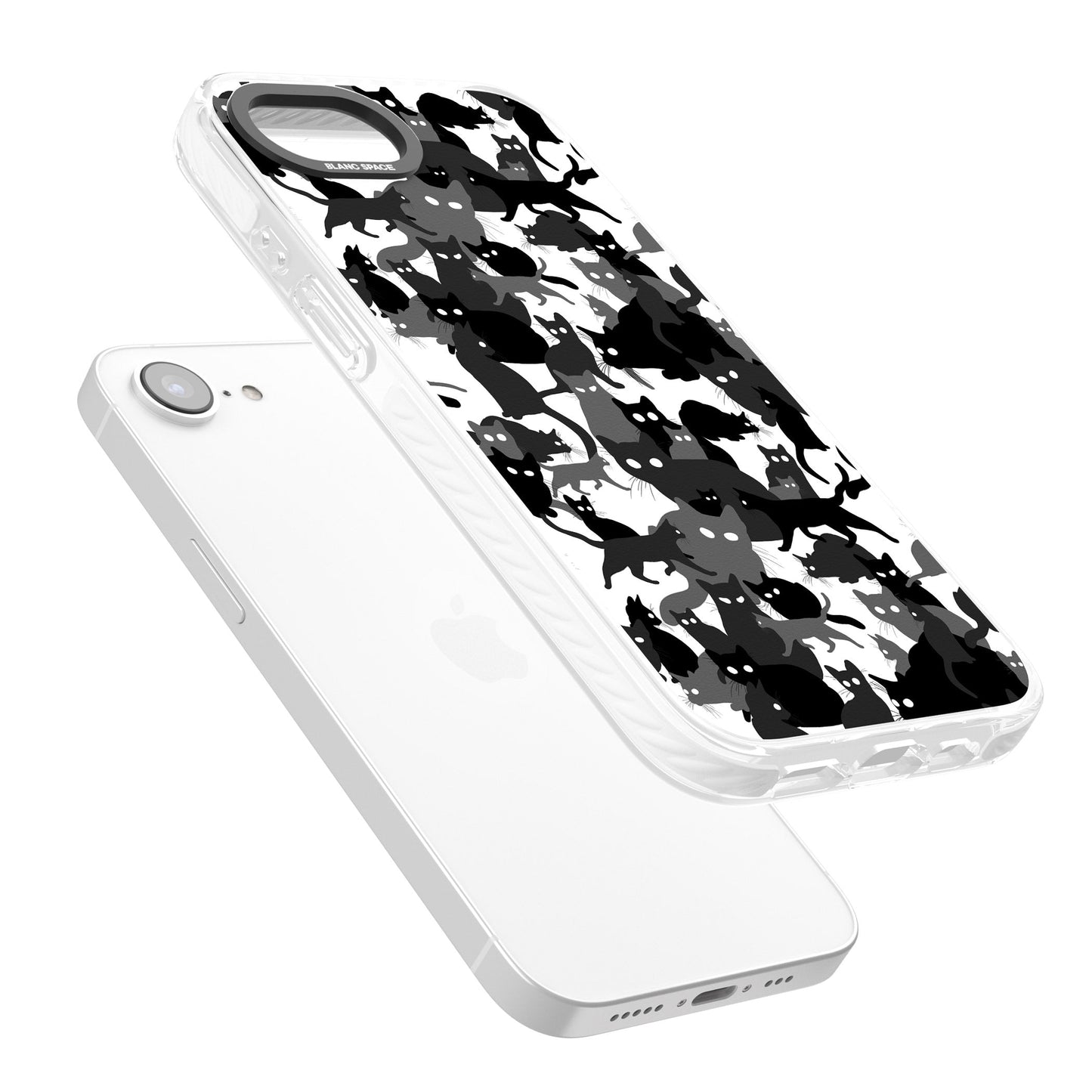 Black & White Cat Camouflage