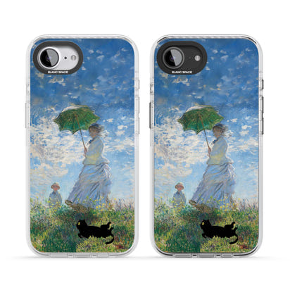 Cat with Monet's Parasol Lady