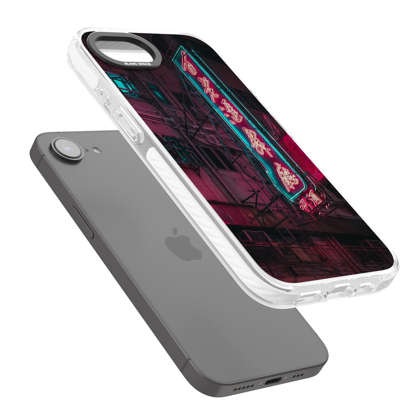 Neon-Kanji-Stadtbild