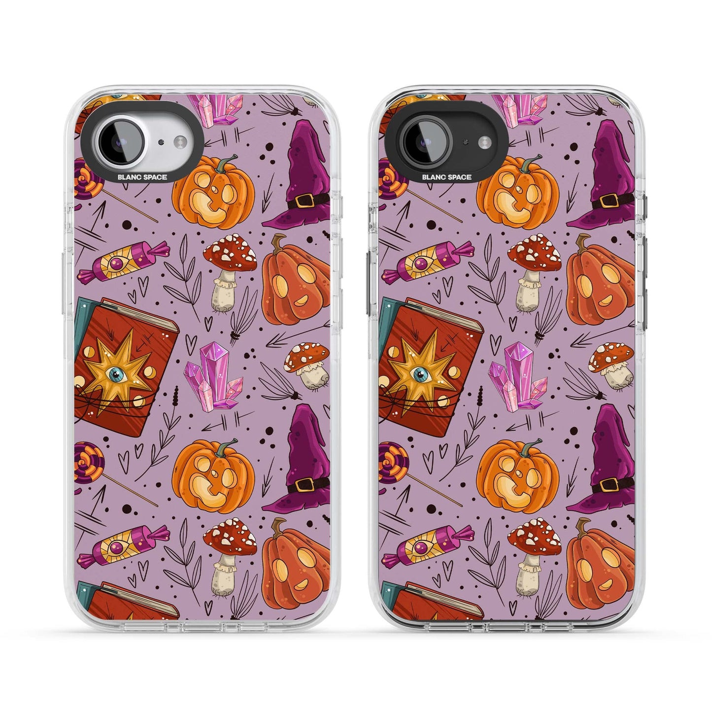 Witchy Cartoon Halloween Pattern