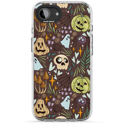 Goblincore Cartoon Halloween Pattern