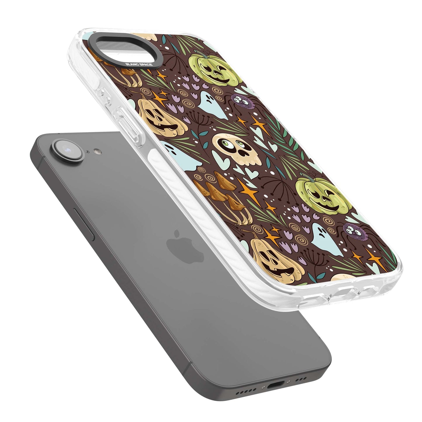 Goblincore Cartoon Halloween Pattern