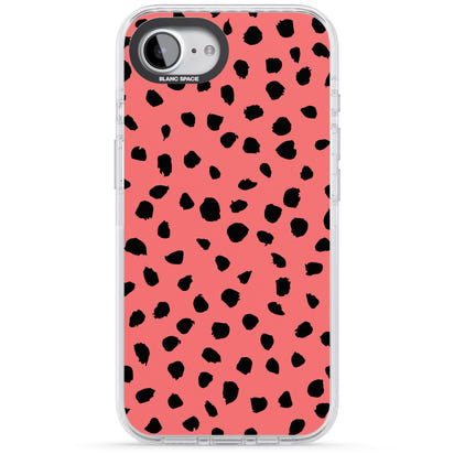 Black Dalmatian Spots On Coral