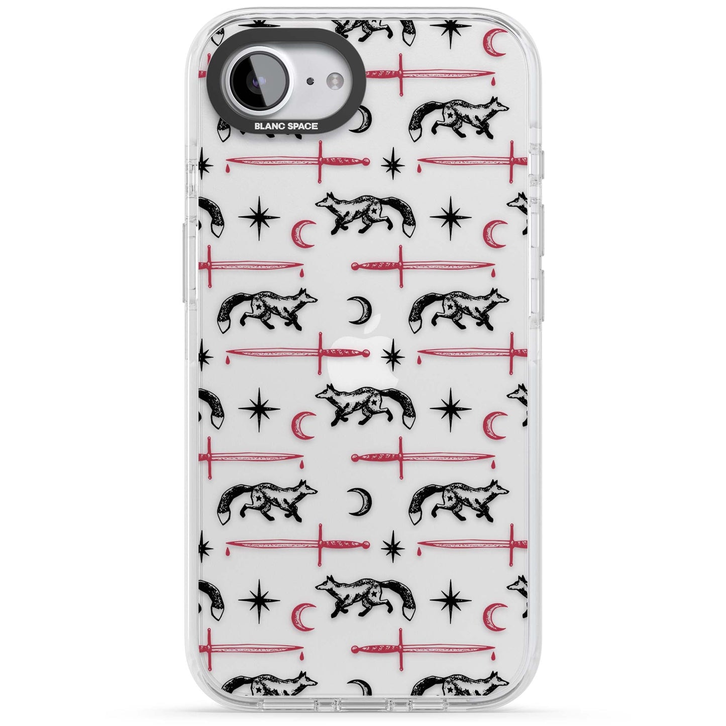 Motif renard et lame