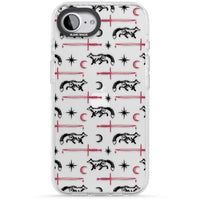 Motif renard et lame