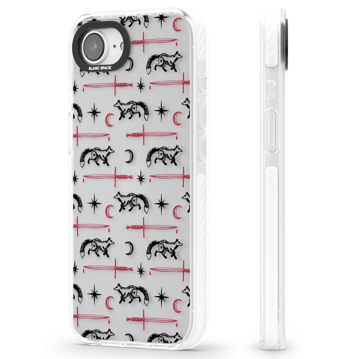 Motif renard et lame