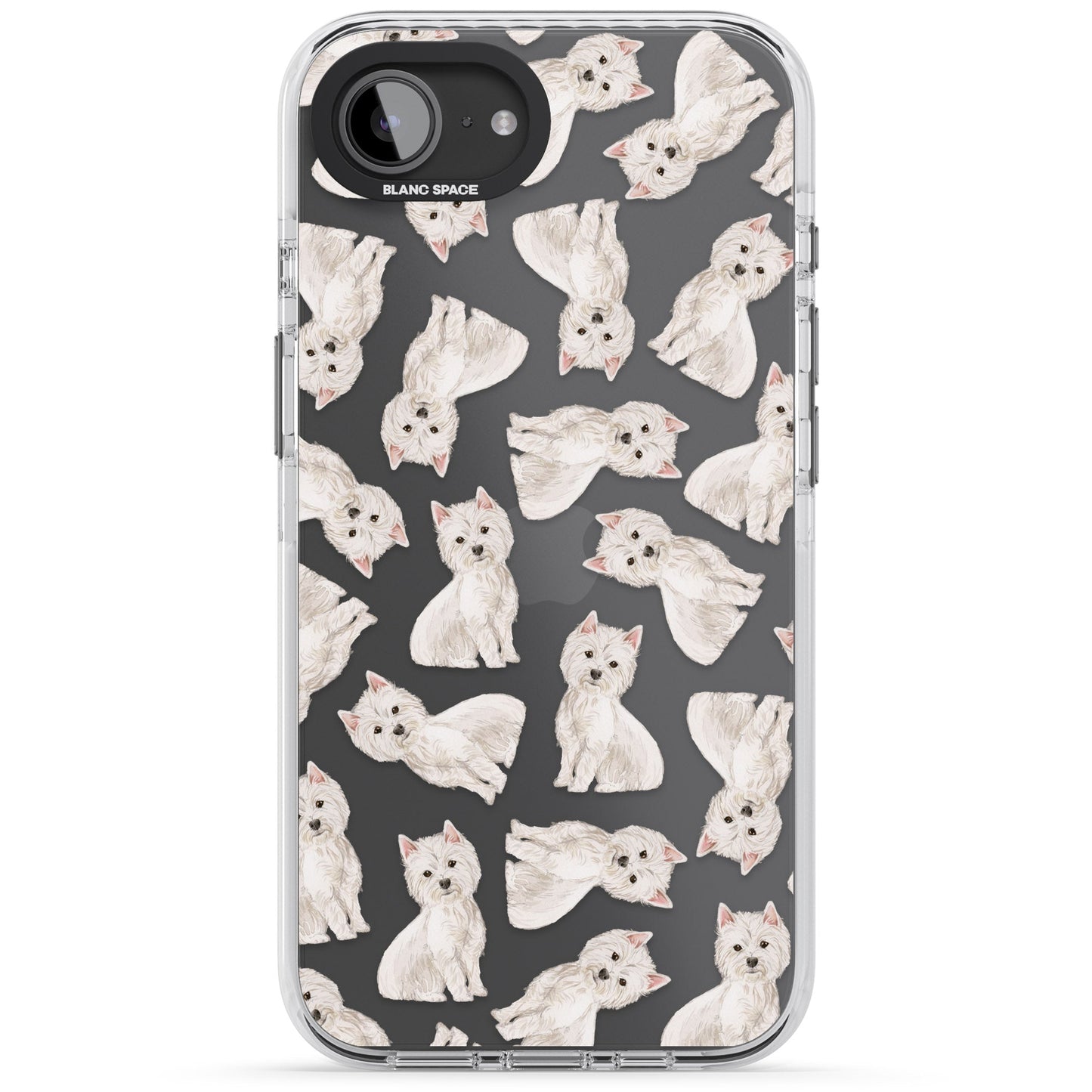 Motif de chien Westie
