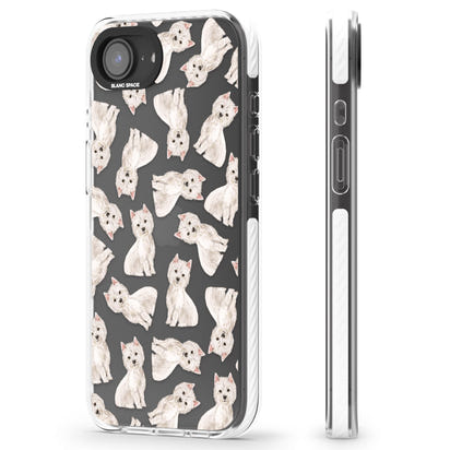 Motif de chien Westie