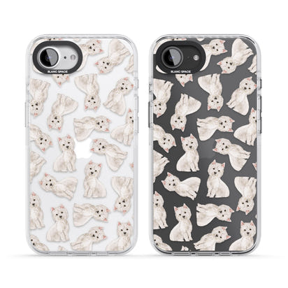 Motif de chien Westie