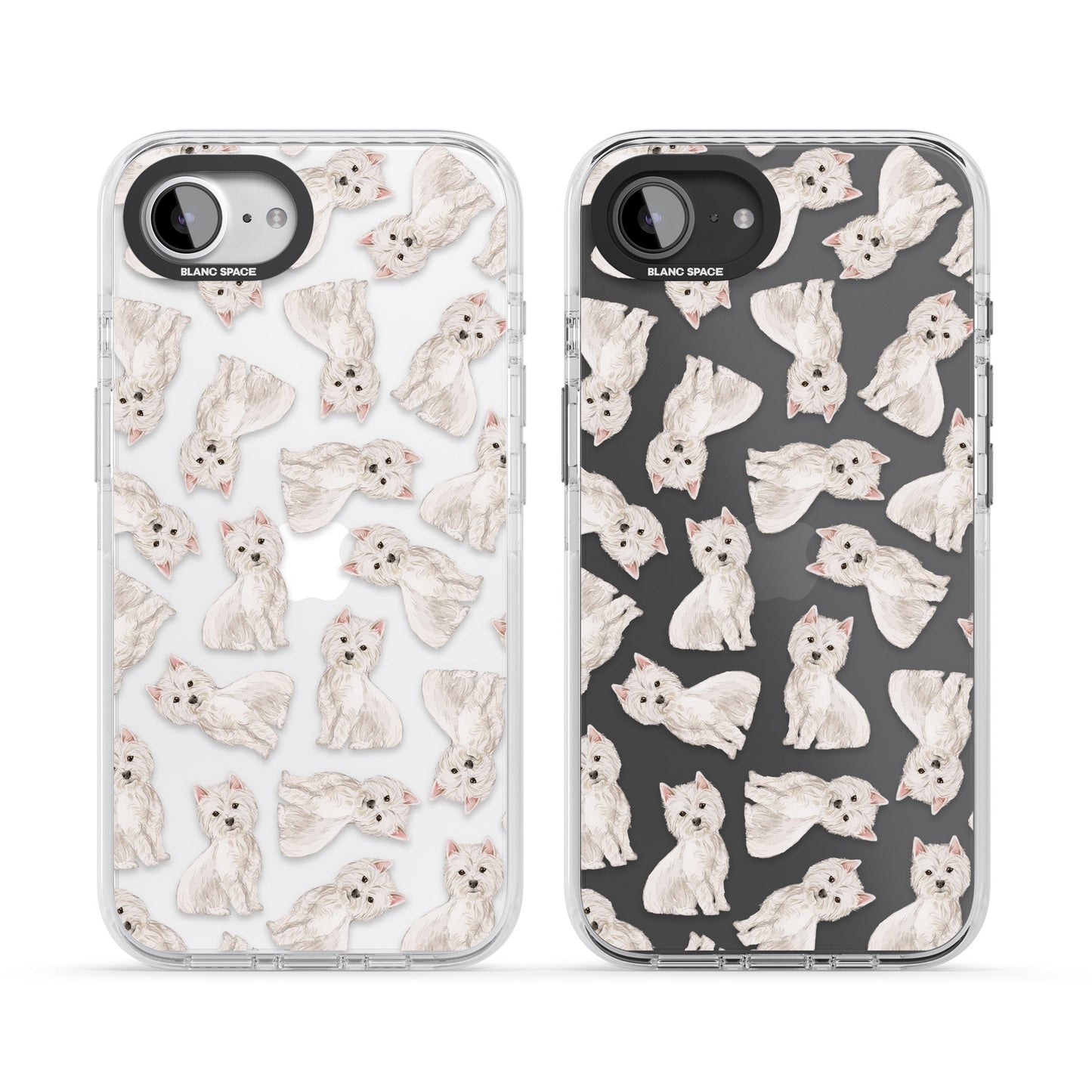 Motif de chien Westie