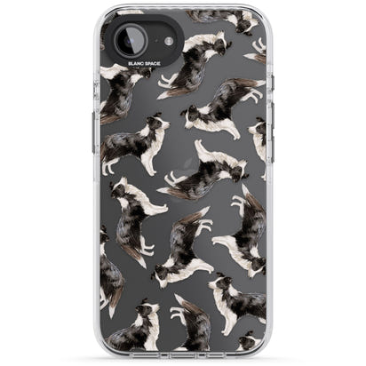 Border Collie Pattern Watercolour