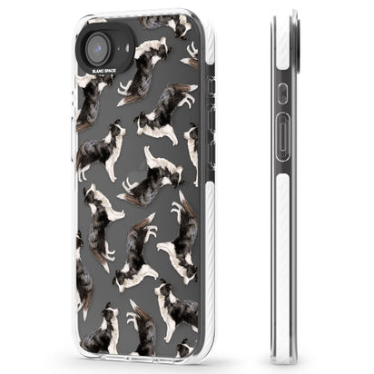 Border Collie Pattern Watercolour