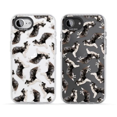 Border Collie Pattern Watercolour