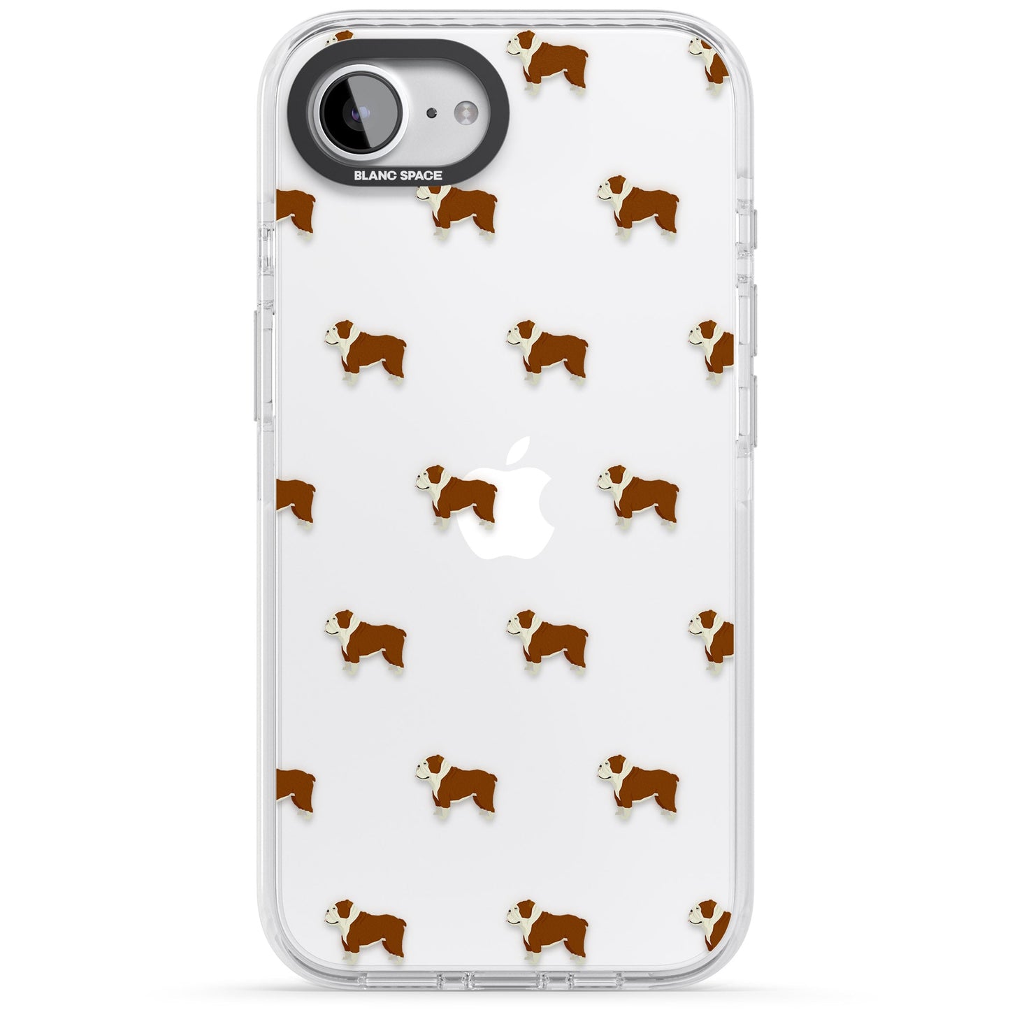 Motif bouledogue clair