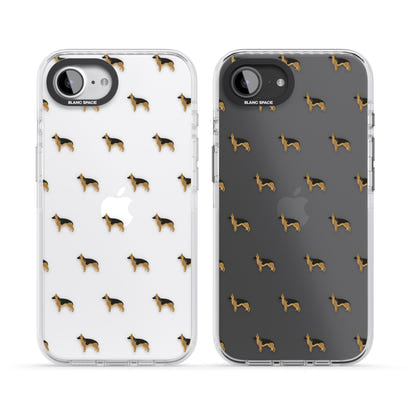 German Shepherd Pattern Clear