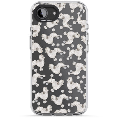 Pudel-Aquarellmuster