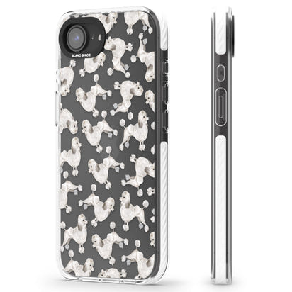 Pudel-Aquarellmuster